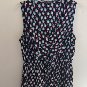 Cute Be-bop dress with birds, size L